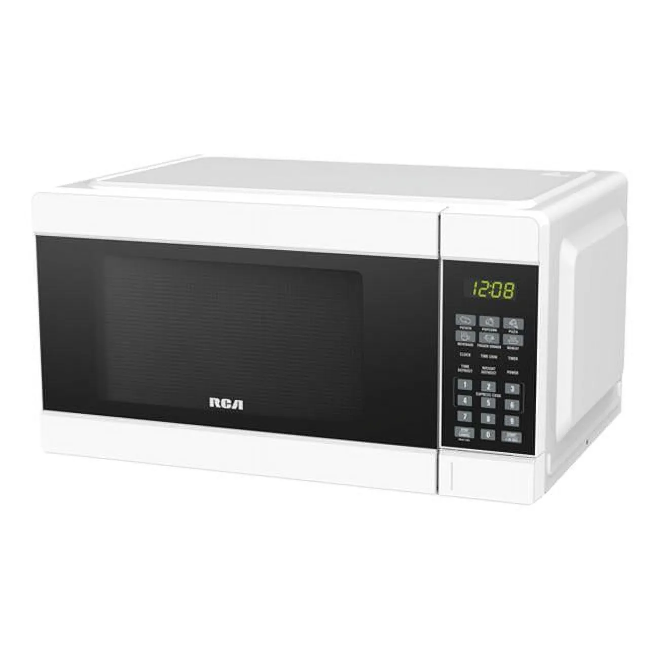 1.1 cu. ft. 1000W Countertop Microwave Oven with Glass Turntable, White