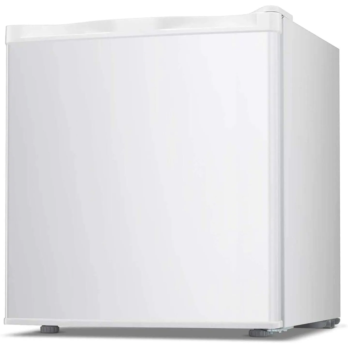 1.1 cu.Compact Upright Freezer Reversible Stainless Steel Door White