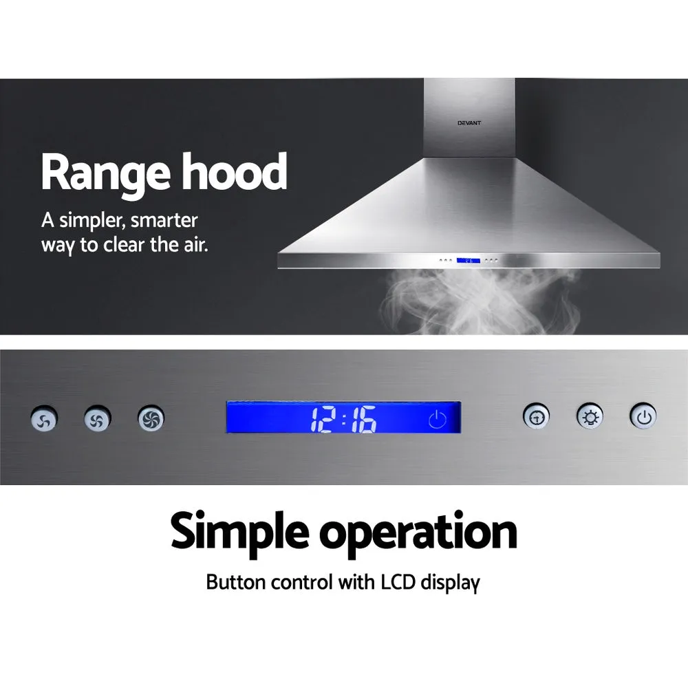 1200mm Commercial BBQ Rangehood - Silver