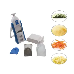 2803b  Multi-Function Time Saving Vegetable Slicer Cutter   Julienne 5-in-1 Food Vegetable Potato Chopper, Garlic Grinder