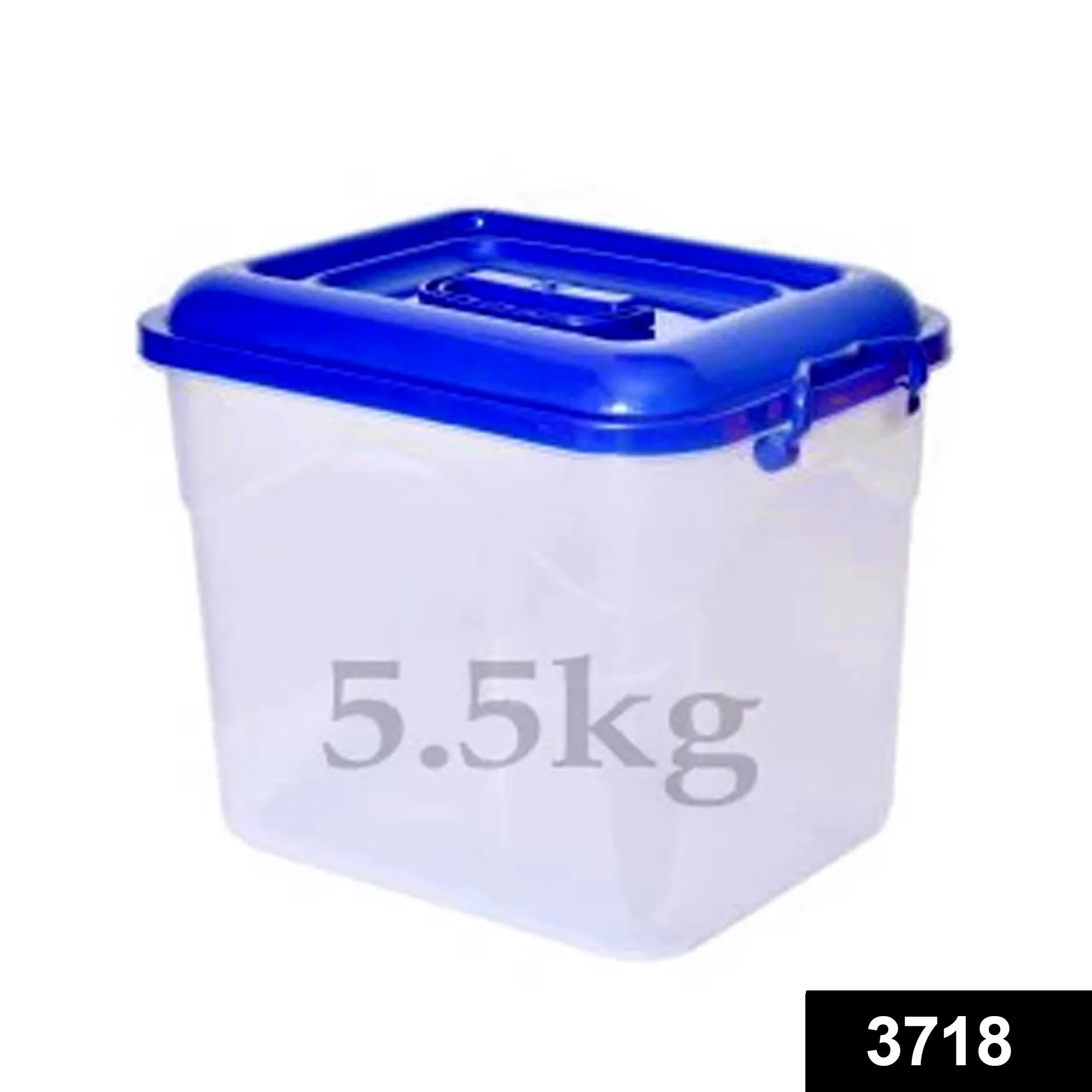 3718 Plastic Storage Container with Lid - 5.5kg