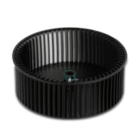 Air Conditioner Blower Wheel; Use With Duo-Therm Air Conditioner/ Heat Pump; Squirrel Cage; 8 Inch Diameter; Black 3313107.033