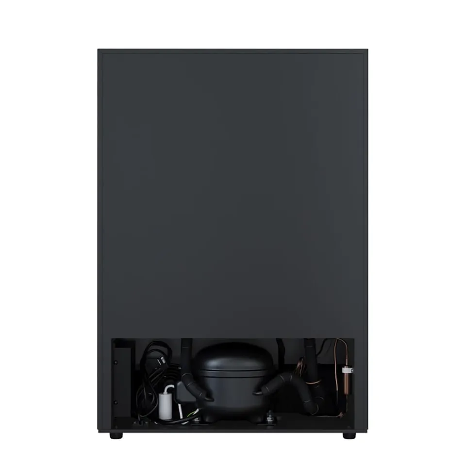 Avallon ABR241BLSS 24" Wide 140 Can Energy Efficient Beverage Center in Black Stainless Steel