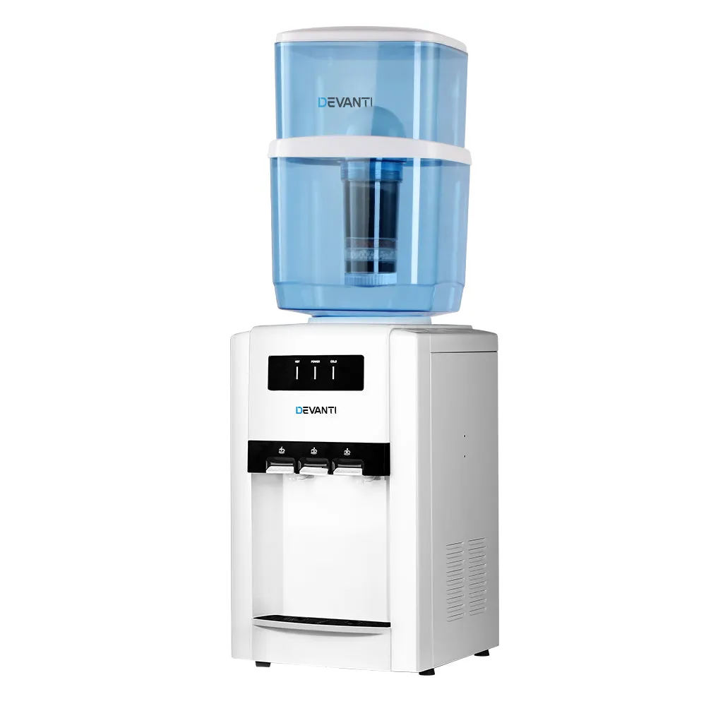 Benchtop Water Filter Purifier Hot Cold Room Temperature 3 Taps