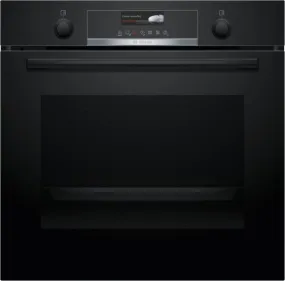 Bosch HRG579BB6B Serie 6, Built-in oven with added steam function, 60 x 60 cm, Black