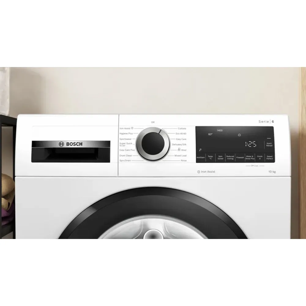 Bosch Series 6 10KG 1400 RPM Freestanding Washing Machine - White | WGG254Z0GB