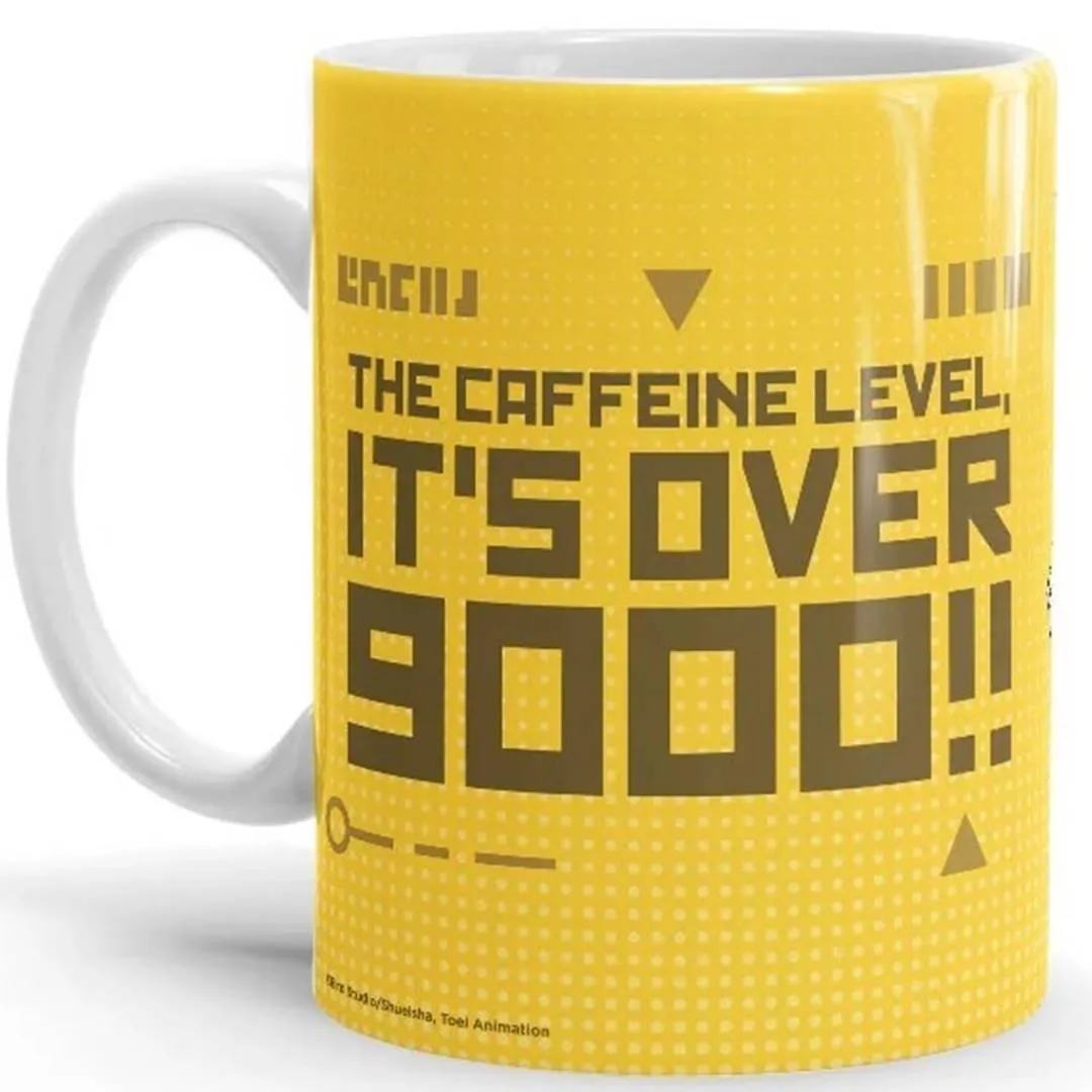 Caffeine Level: Over 9000 - Dragon Ball Z Official Mug