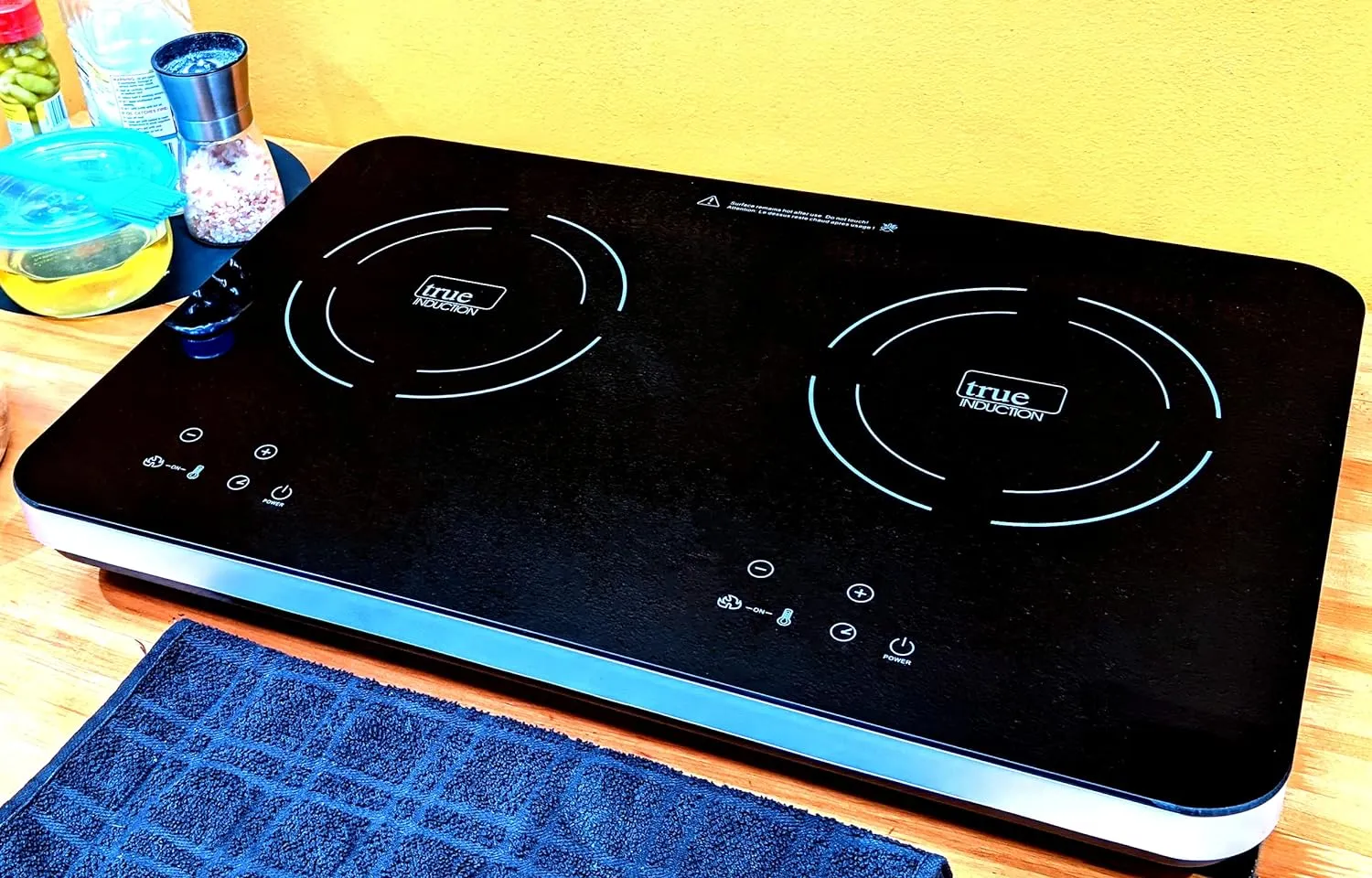 Cooktop, Double Burner, Energy Efficient, Black