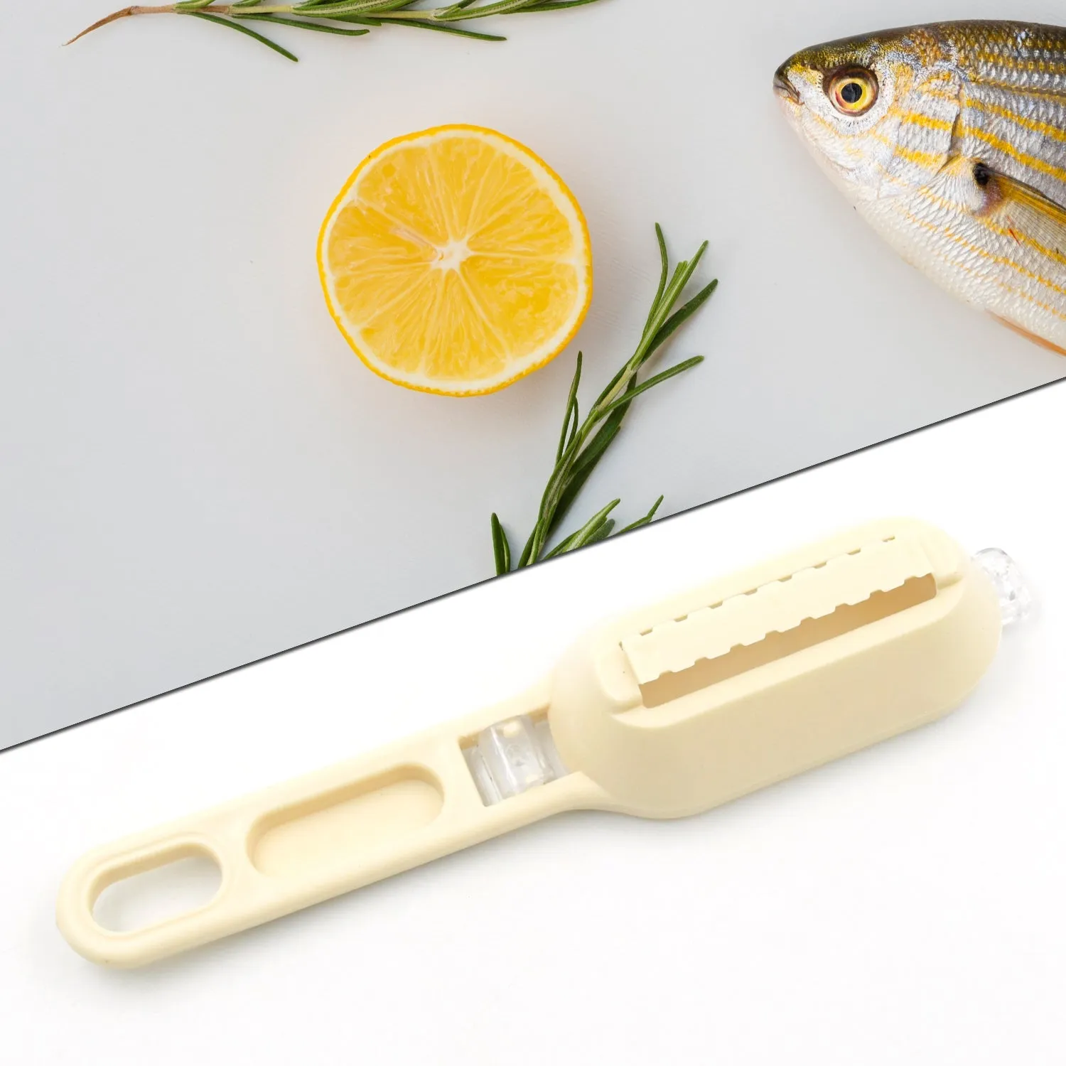 Effortless Fish Cleaning: Scraper, Grater & Brush in One (1 Pc)