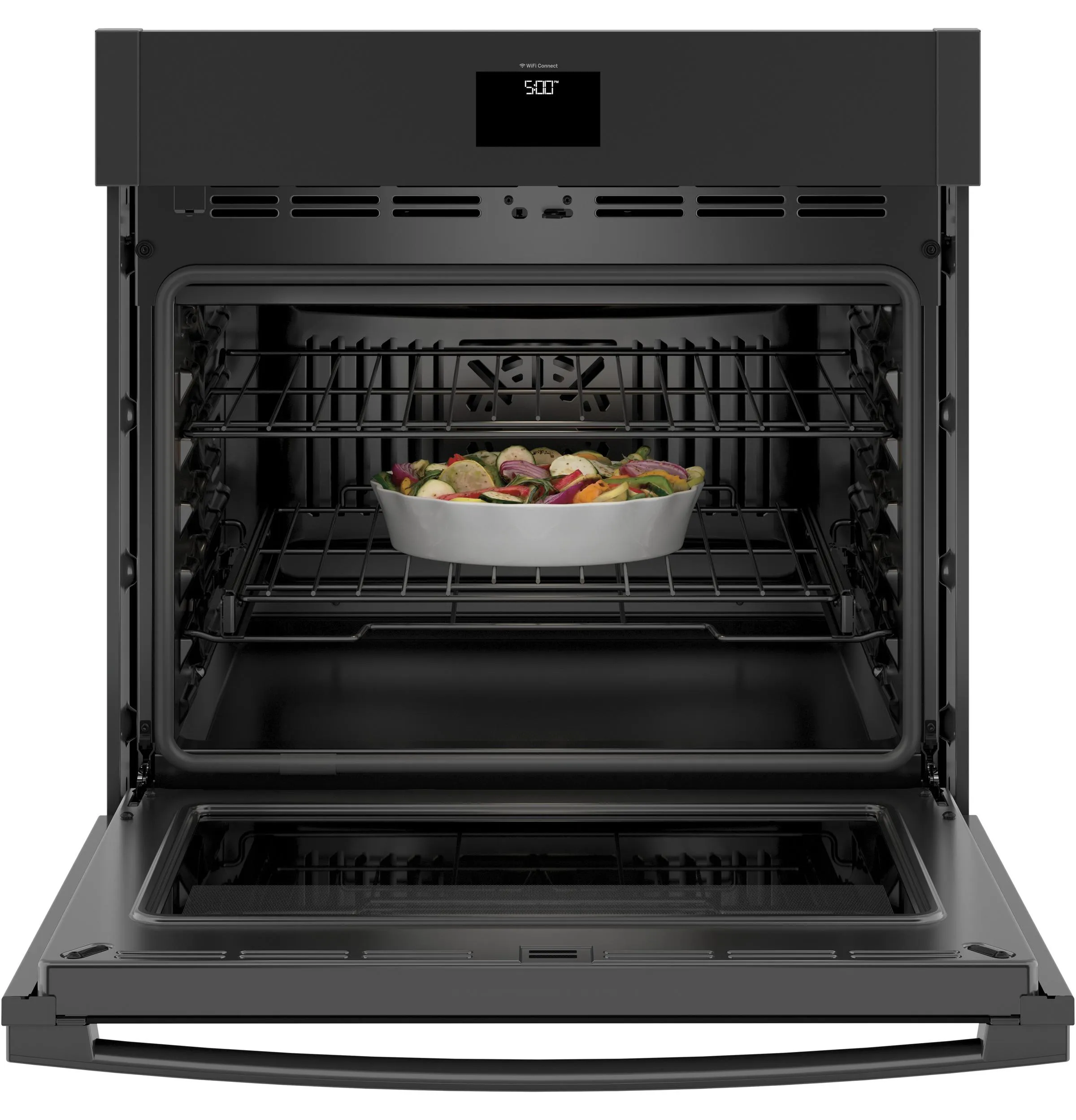 GE® 30" Smart Built-In Self-Clean Convection Single Wall Oven with Never Scrub Racks