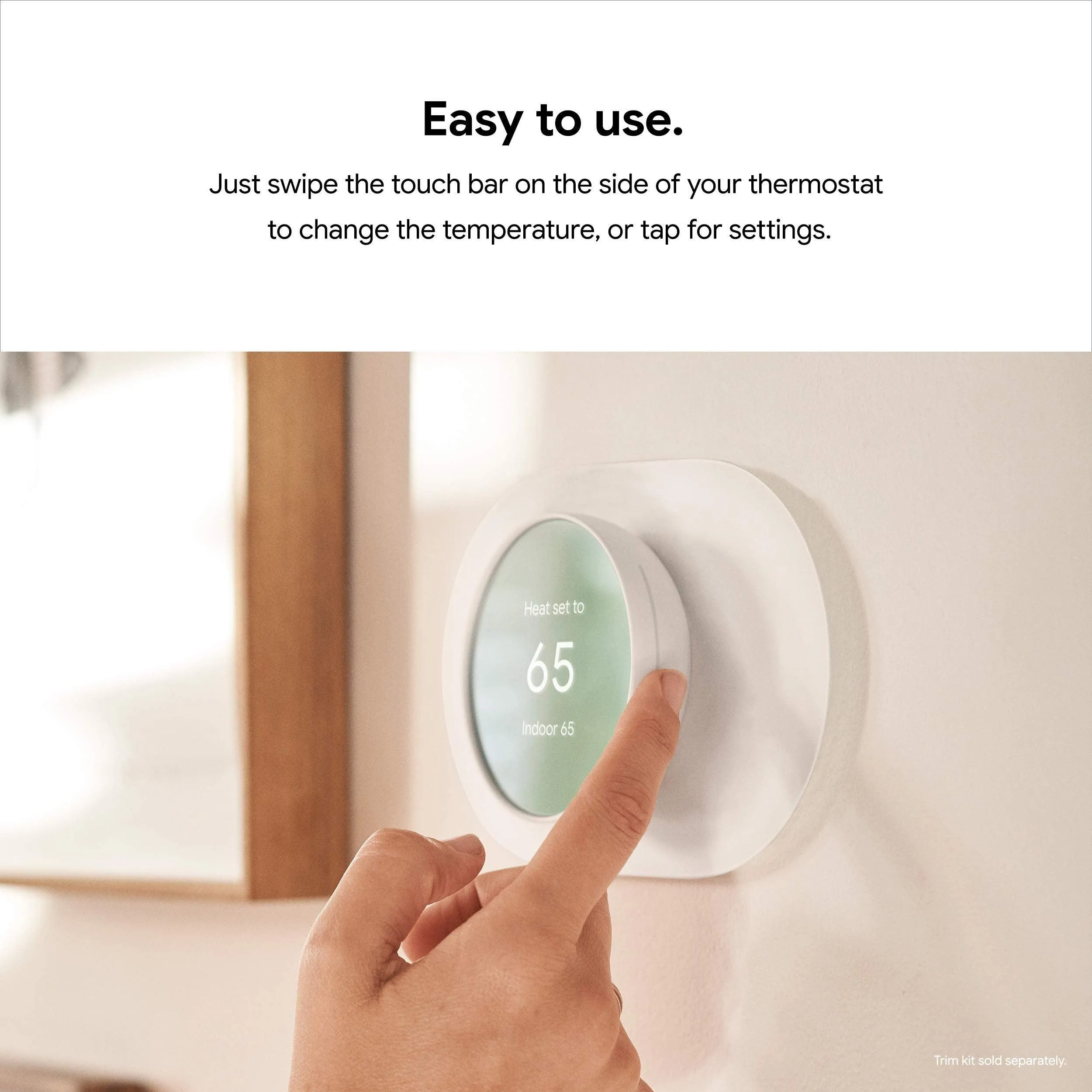 Google Nest Thermostat.