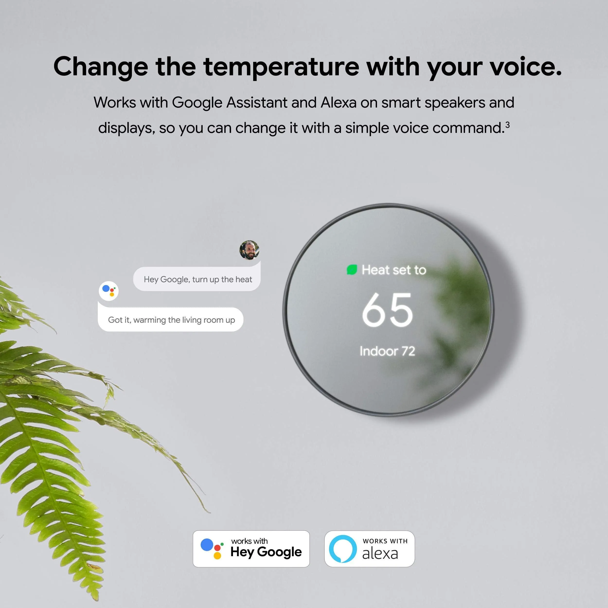 Google Nest Thermostat.