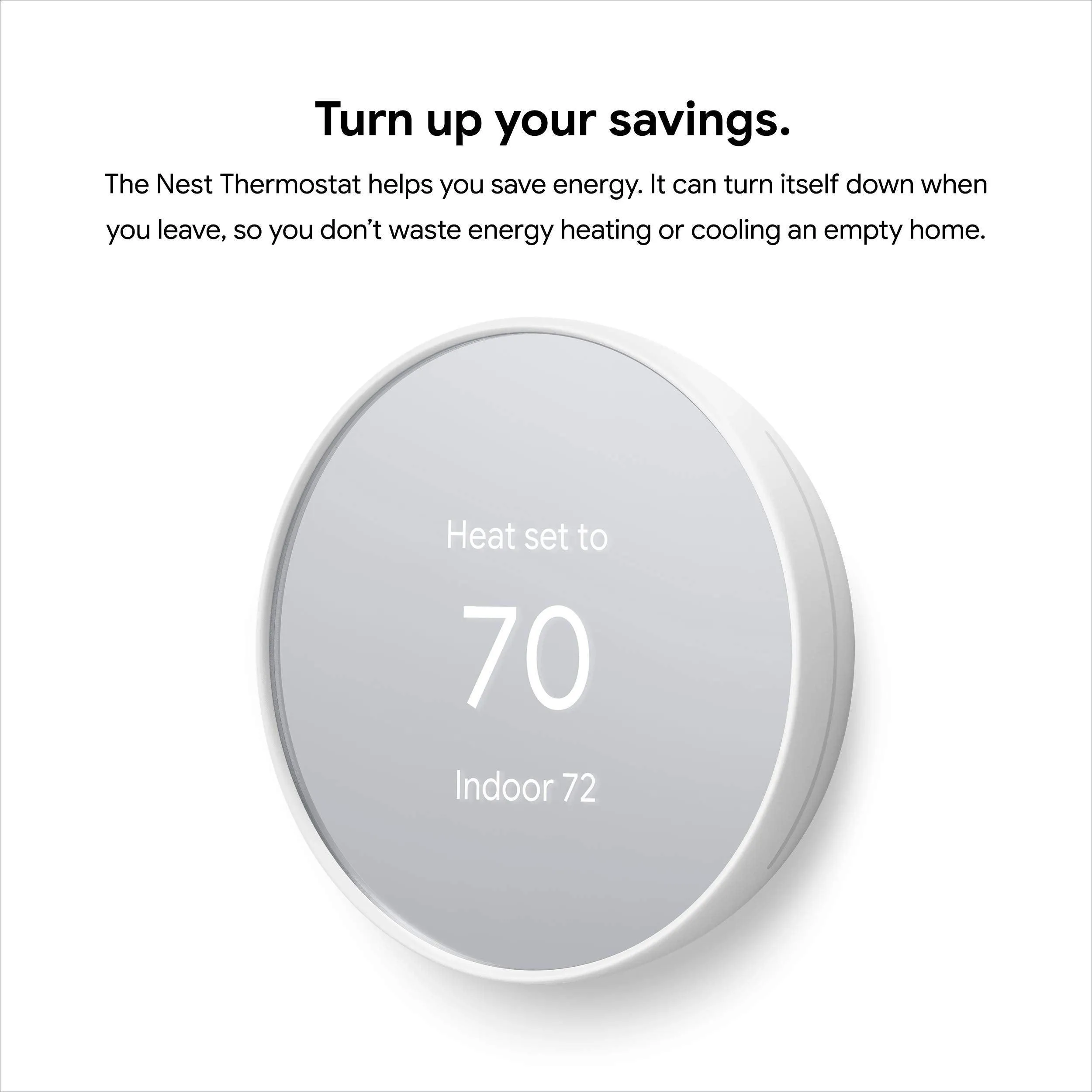 Google Nest Thermostat.