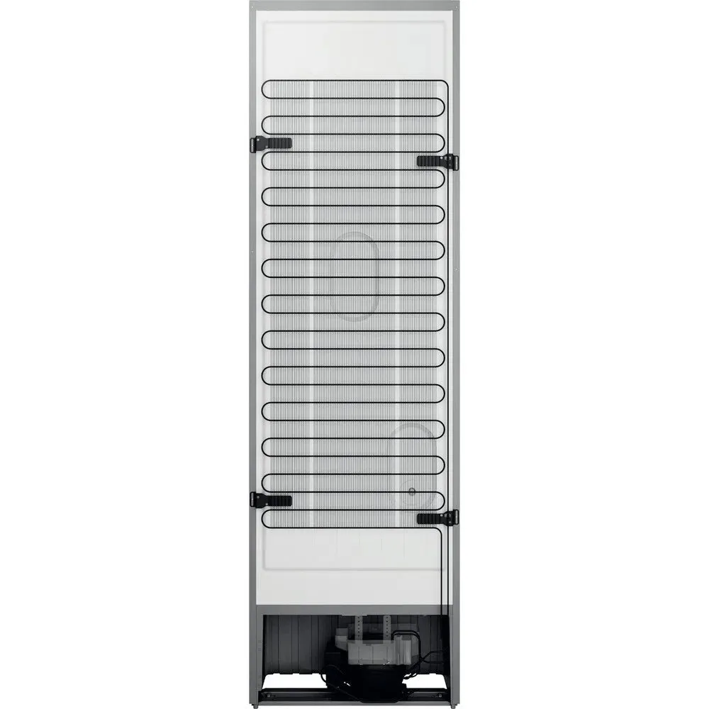 Hotpoint H9X94TSX 367 Litre Freestanding Fridge Freezer, Frost Free, 59.6cm Wide - Satin Stainless Steel