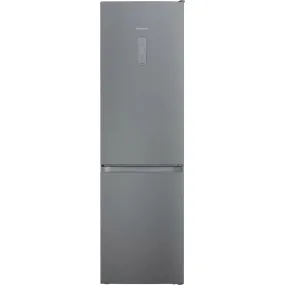 Hotpoint H9X94TSX 367 Litre Freestanding Fridge Freezer, Frost Free, 59.6cm Wide - Satin Stainless Steel