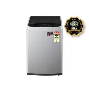 LG 7Kg Top Load Washing Machine, Smart Inverter Motor, Middle Free Silver