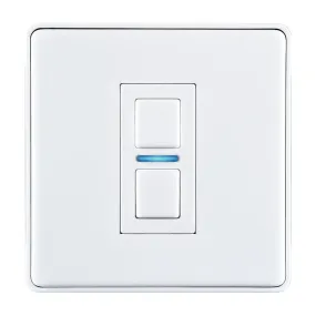 Lightwave L21 Smart Series Dimmer, 350 W, 230 V, White 1 Gang