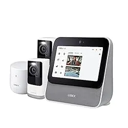 Lorex HC64A2U-E Smart Home Security Center Wi-Fi System with 2K Battery-Operated Outdoor Cameras and Range Extender