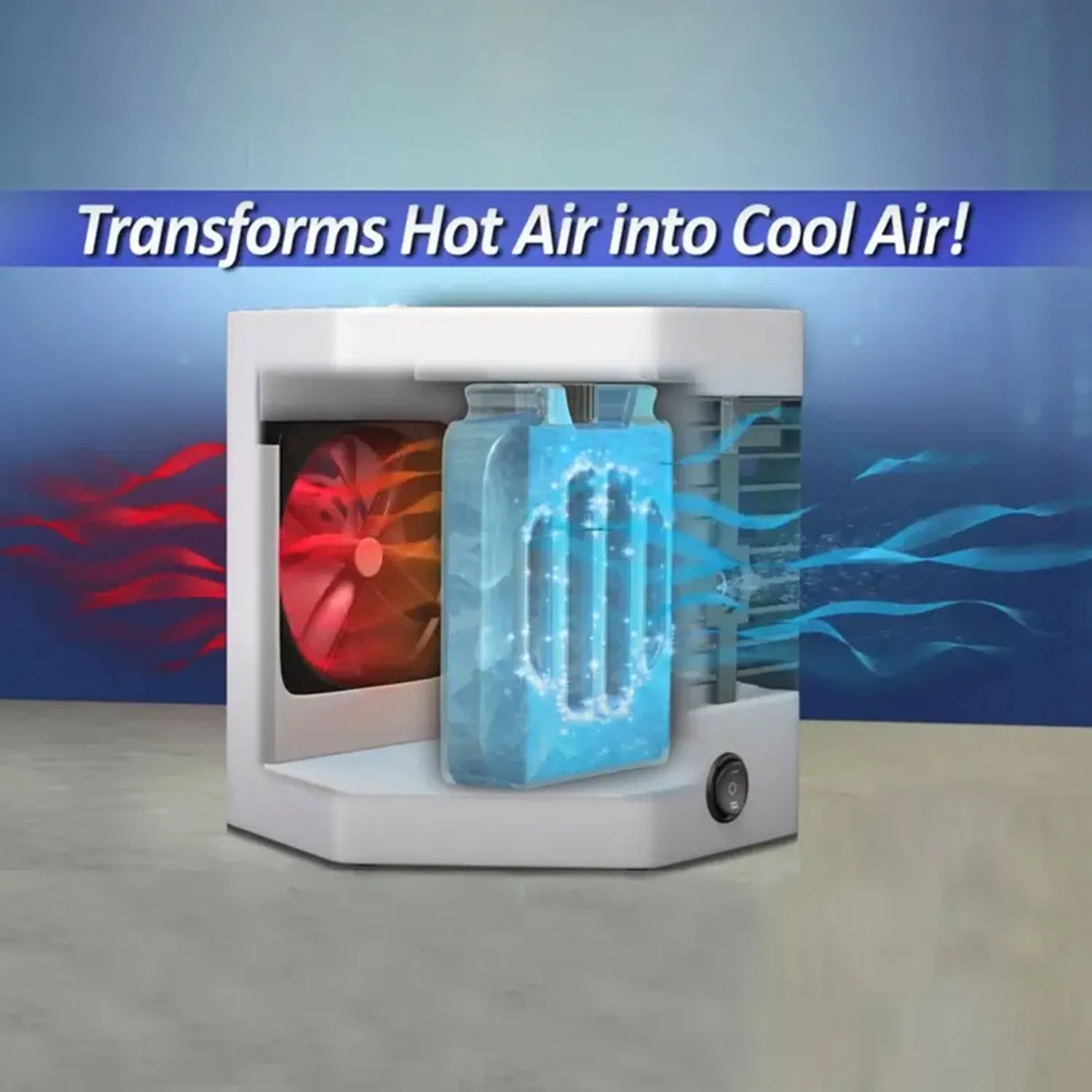 Mini Air Conditioner ARCTIC COOLER Air Cooler Humidifier Mini Portable Air Cooler Fan Arctic Air Personal Space Cooler The Quick & Easy Way to Cool Any Space Air Conditioner