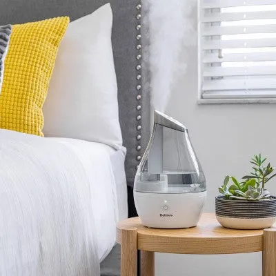 New - Holmes 0.5gal Virtually Silent Ultrasonic Cool Mist Humidifier