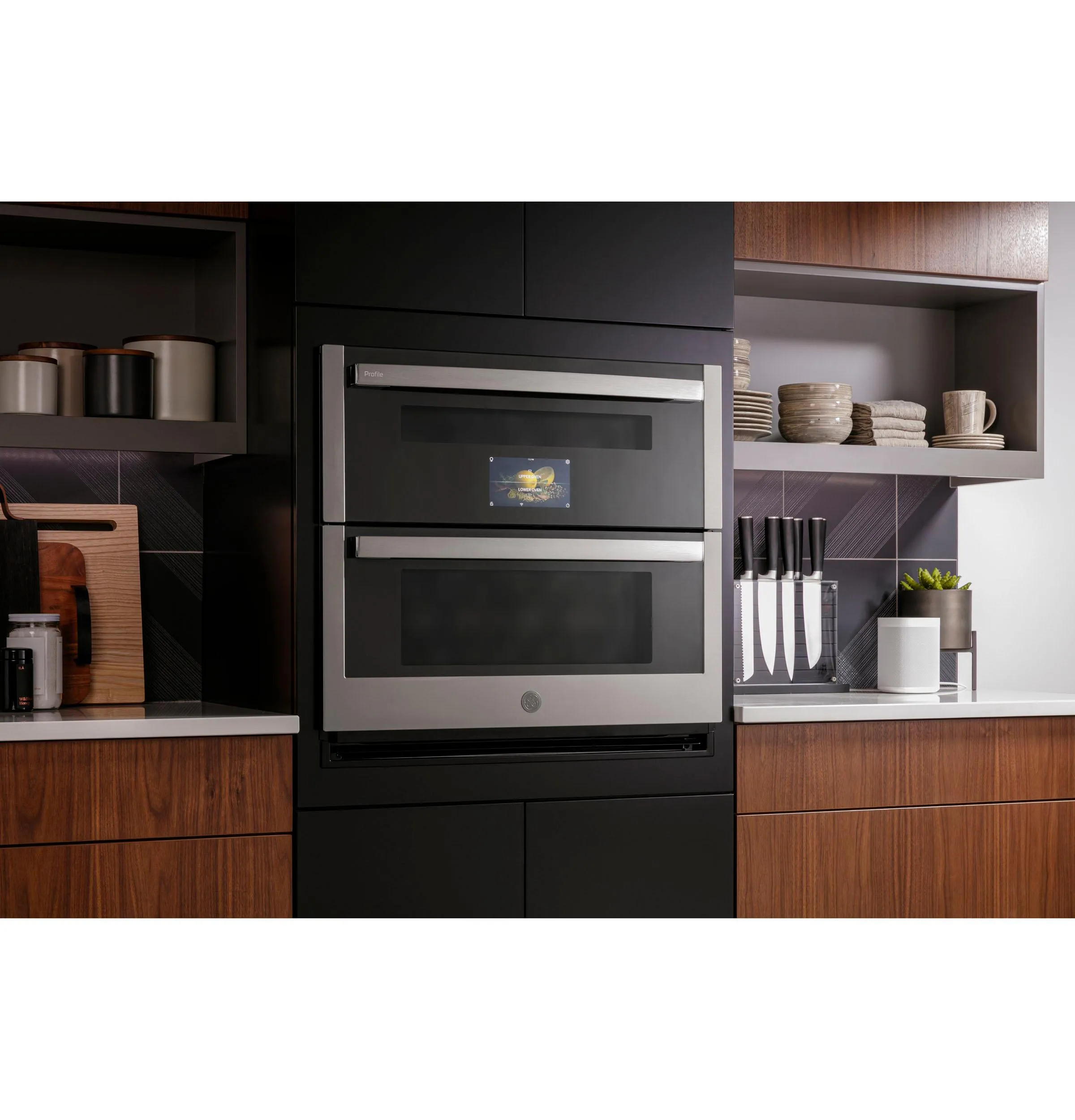 PTS9200SNSS GE Profile™ 30" Smart Built-In Twin Flex Convection Wall Oven