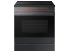 Samsung NSI6DG9500MT Bespoke 6.3 cu. ft. Smart Slide-In Induction Range with Ambient Edge Lighting™ & Air Sous Vide in Matte Black Steel