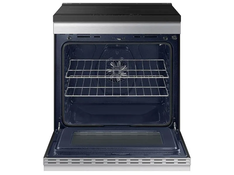 Samsung NSI6DG9500SR Bespoke 6.3 cu. ft. Smart Slide-In Induction Range with Ambient Edge Lighting™ & Air Sous Vide in Stainless Steel
