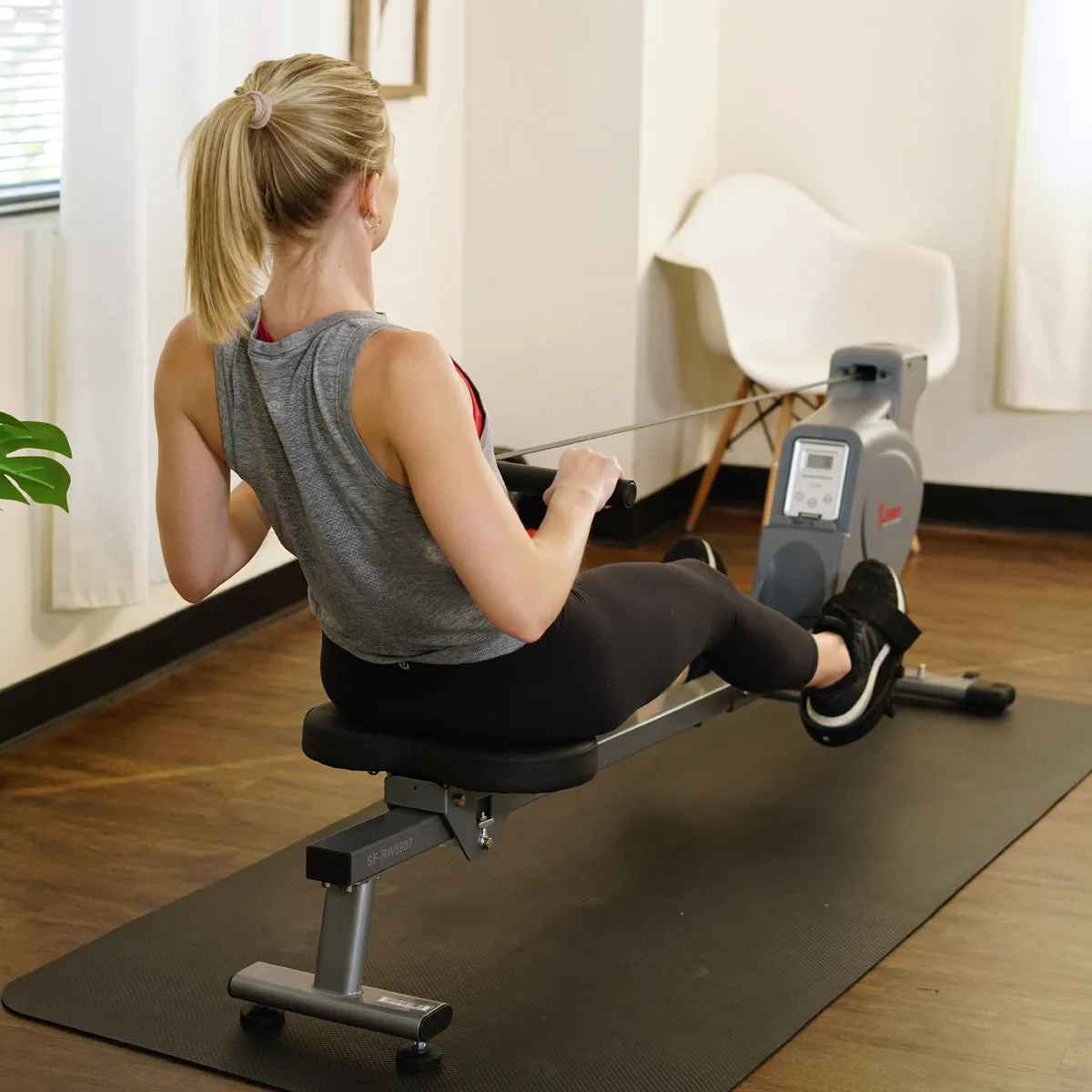 Space Saving Rowing Machine Magnetic Rower