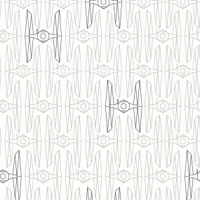 Star Wars Tie Fighter Peel and Stick Wallpaper