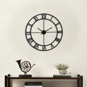 SUNJOY Black Clock Wall Decor