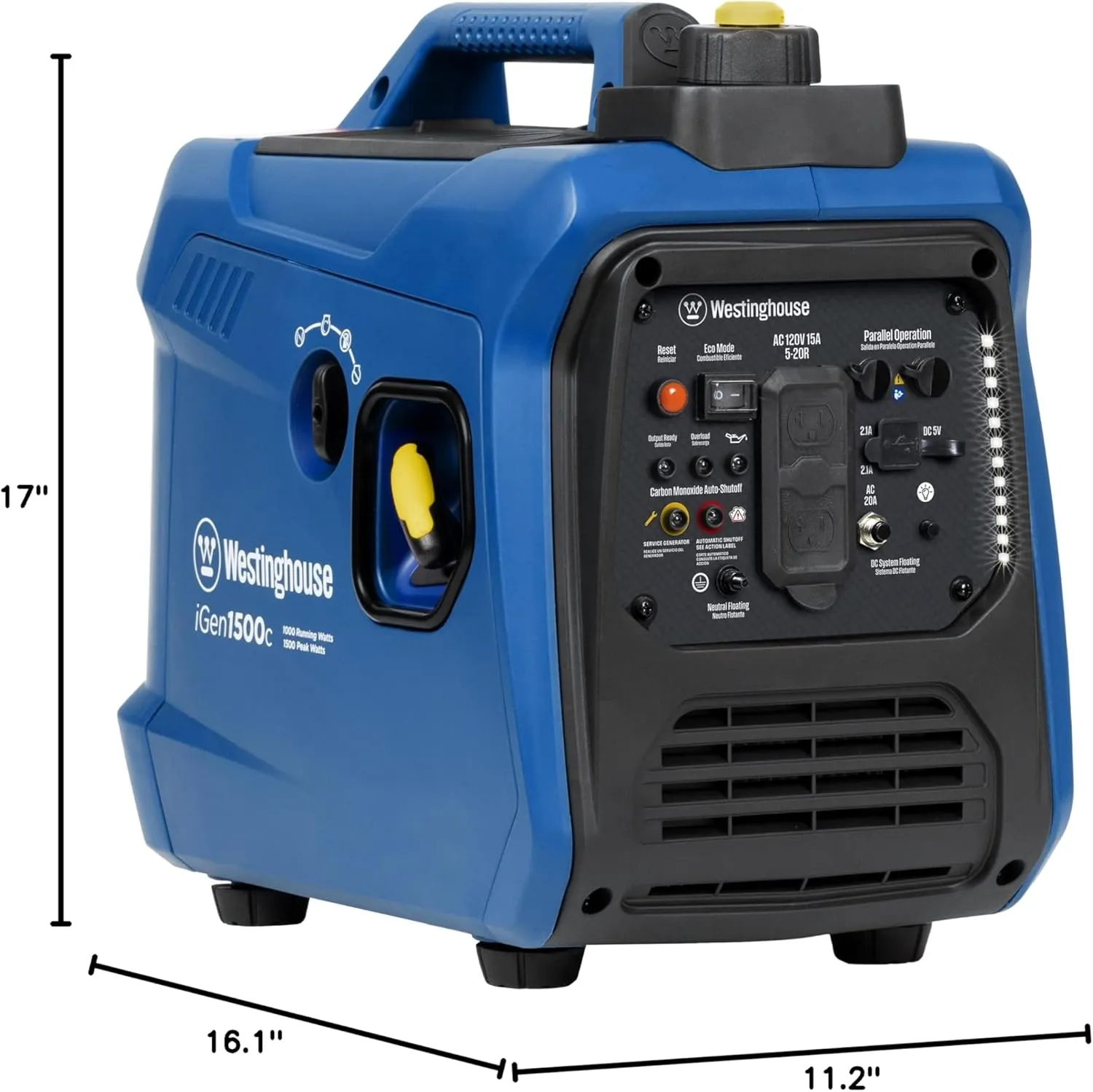 Super Quiet & Lightweight Portable Inverter Generator