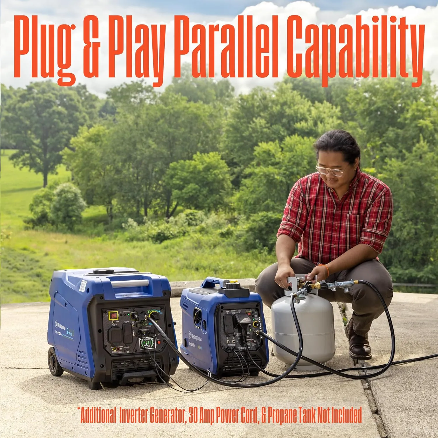 Super Quiet & Lightweight Portable Inverter Generator