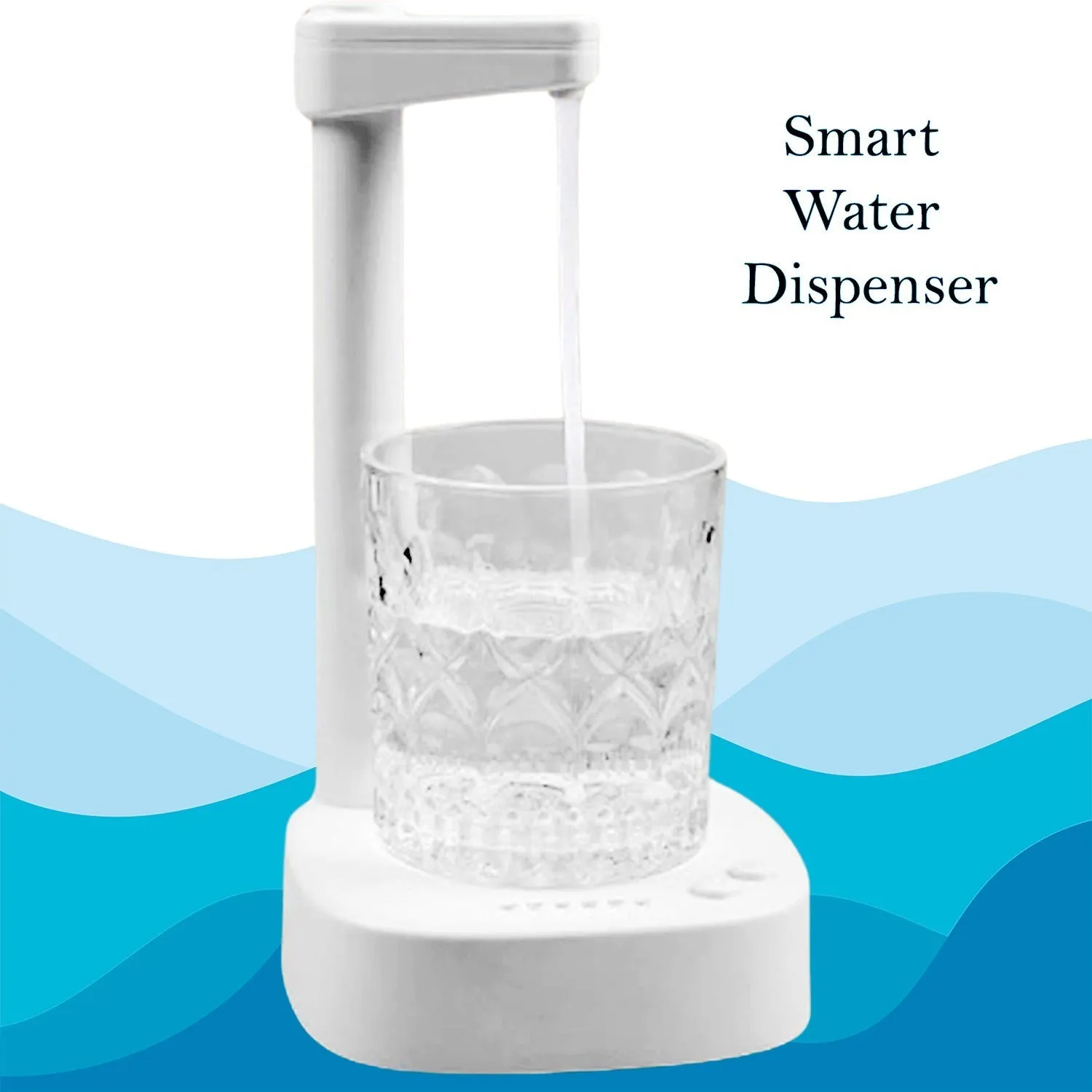 USB Charging, Desktop Water Bottle Dispenser, Intelligent Desktop Water Pump With Small Pipe, One Button Operation, Smart Table Bedside Water Dispenser, Desk Water Dispenser for Home, Office, Outdoor, Camping