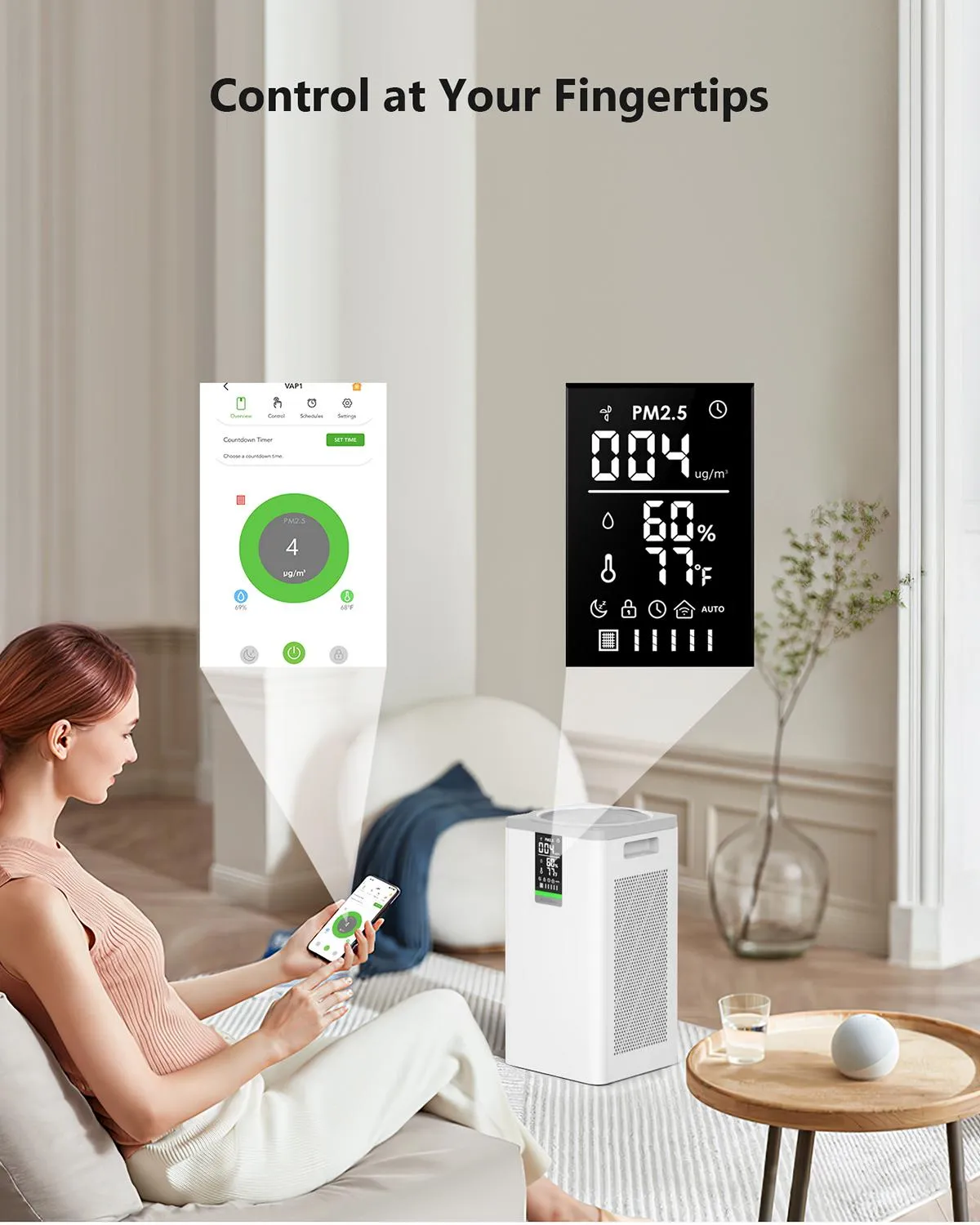 VOCOlinc PureFlow Smart Air Purifier - VAP1