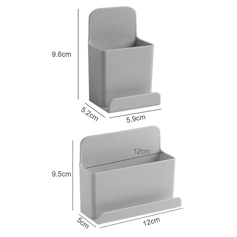 Wall-Mounted Storage Organizer Phone Holder