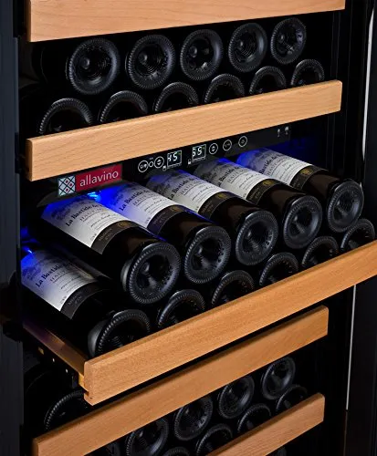 Wine Refrigerator, 99 Bottle, Stainless Steel Quiet and Energy Efficient