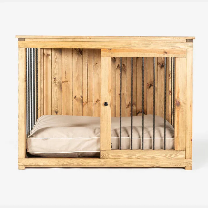 Wooden Sliding Door Broadsand Dog Crate